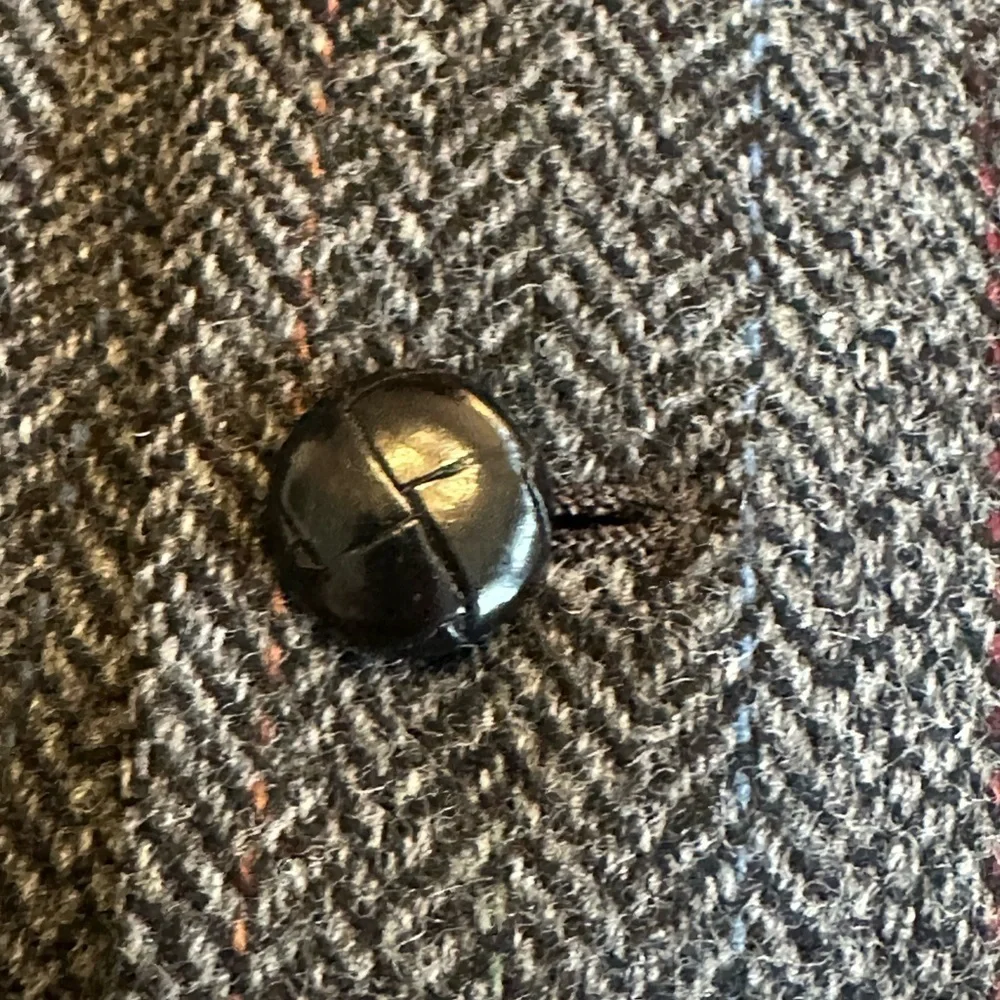 Alan Flusser | Classic 100% Wool Sports Jacket w/Leather Elbow Patches, 40R